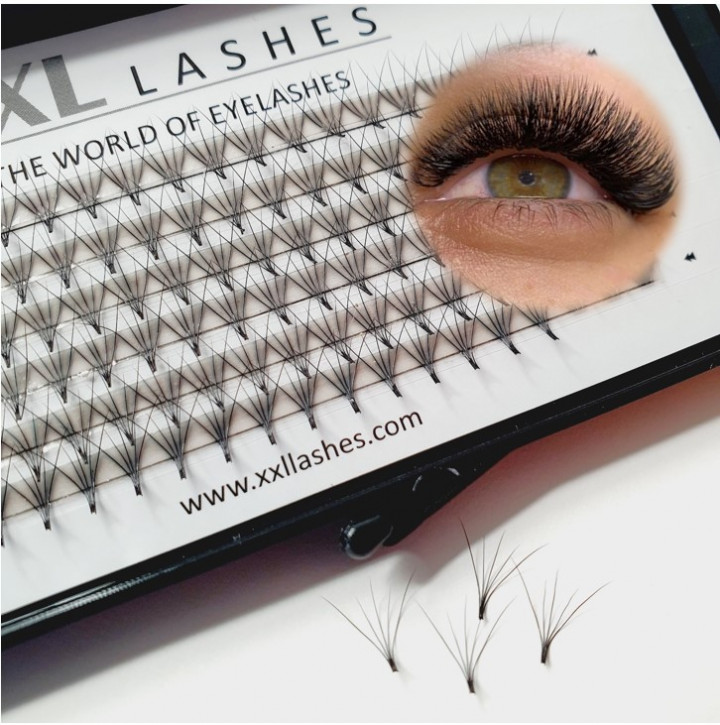 120 Flare Lashes 5D, ultra-light, knot-free | 0.10mm thin | C-Curl